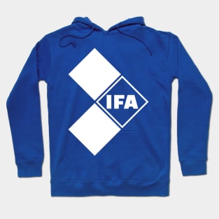 IFA Logo v1 (white) Hoodie